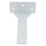 Centre t brackets - White